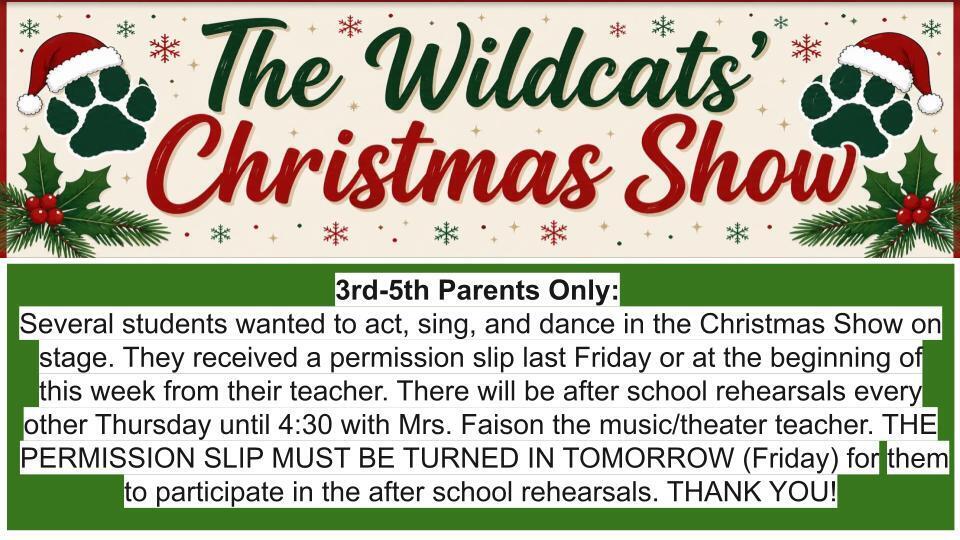 pic of Christmas show information