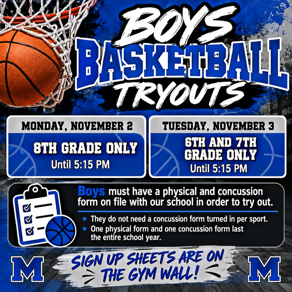 Boys BB Tryouts - Information