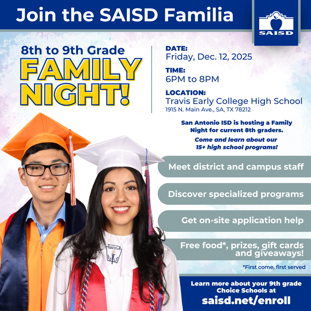 Family Night for 8th and 9th graders