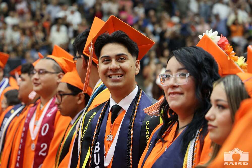 Burbank students at graduation