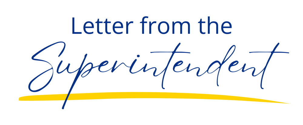 Letter from the Supt