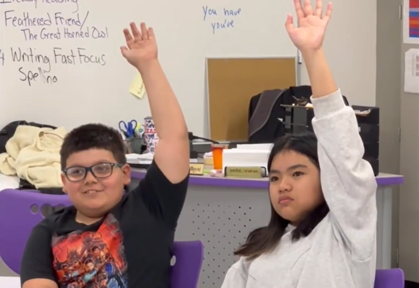 students in classroom