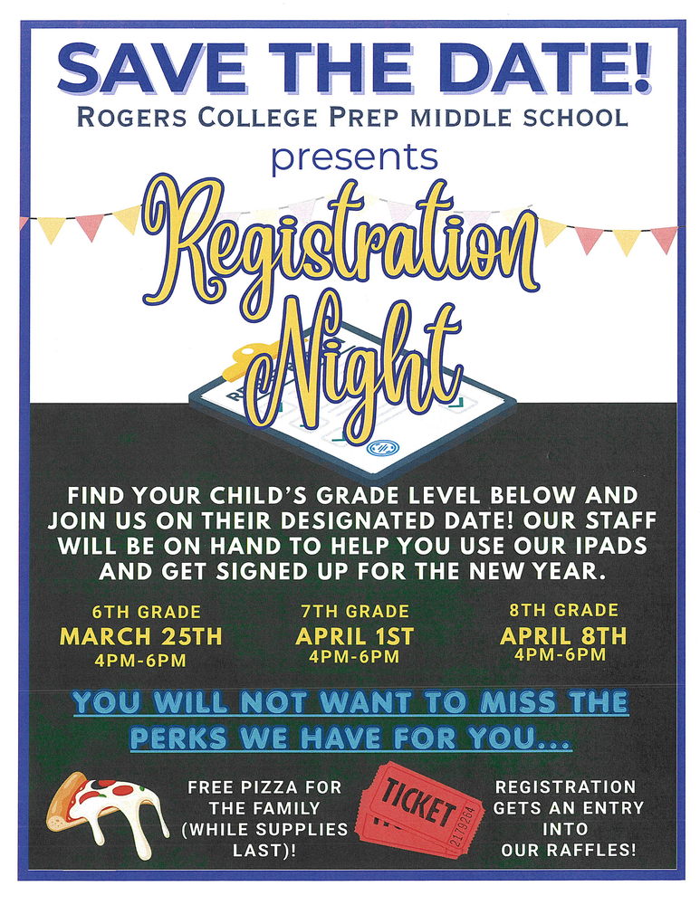 2026-2027 Registration Events