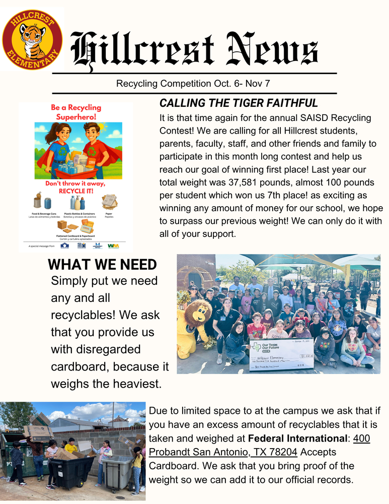 Recycling Competition