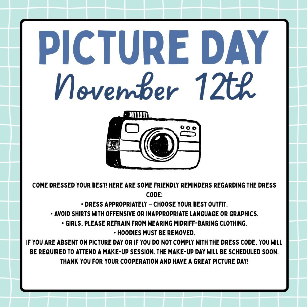 Picture Day November 12th 