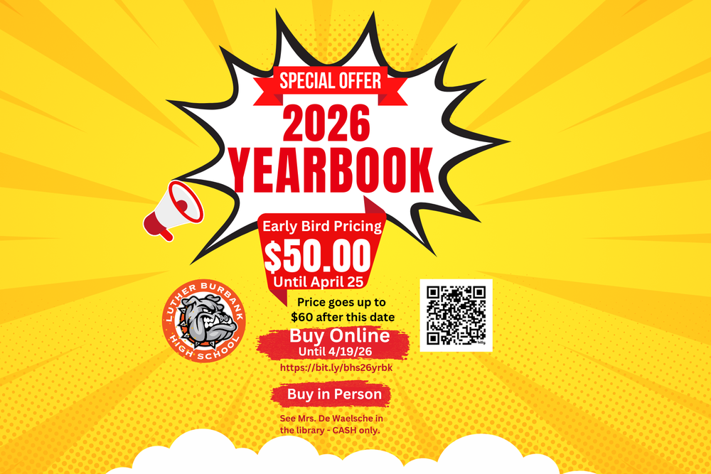 Yearbook flyer for ordering