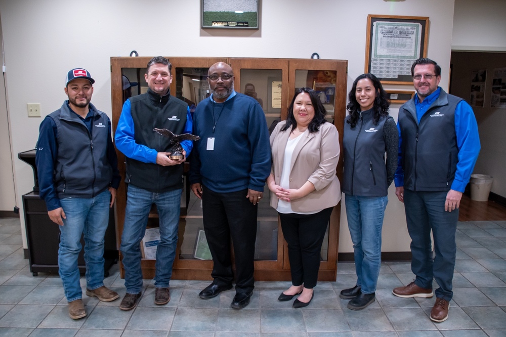 Award recipients standing