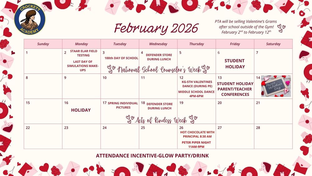 February Calendar