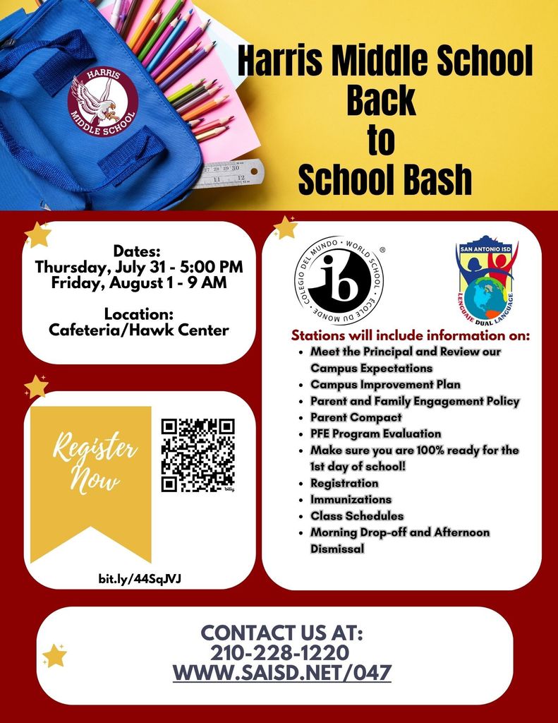 Back to School Bash 2025-2026