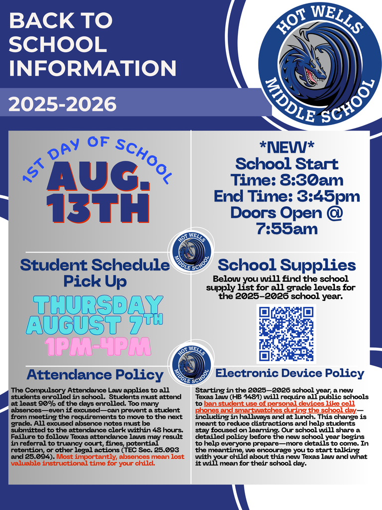 Back to School Parent Information 