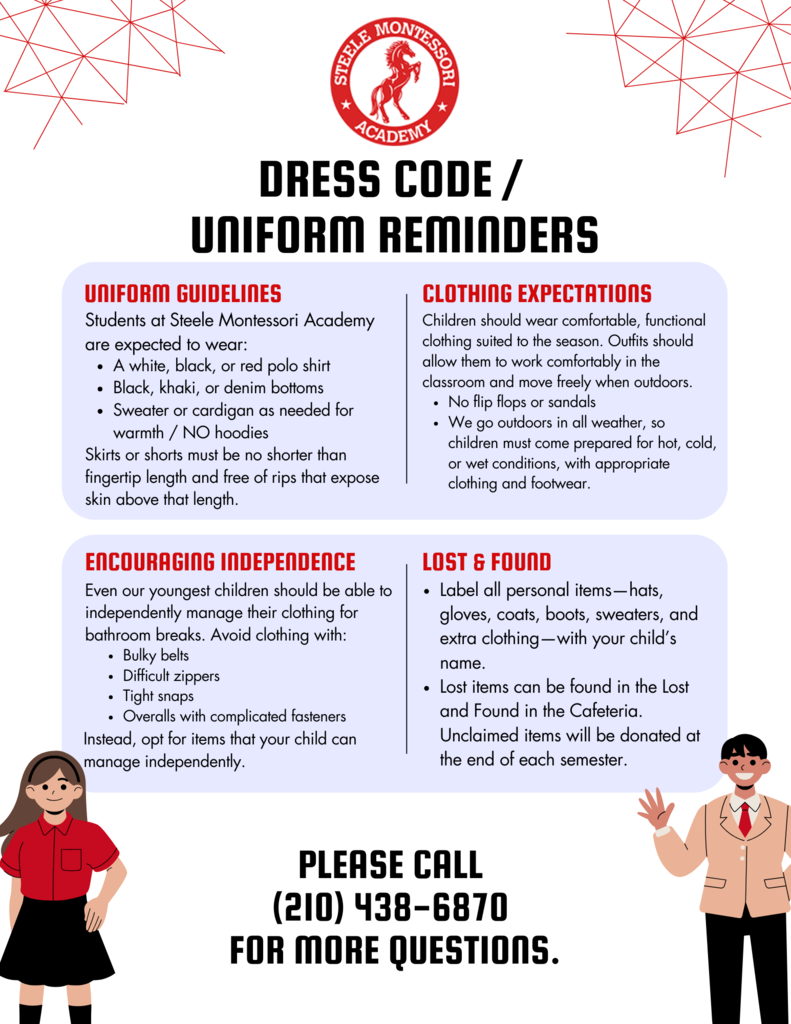 Dress Code / Uniform Reminders (English)