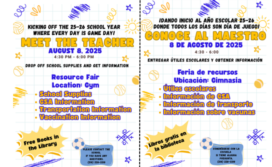 Meet the Teacher Flyer
