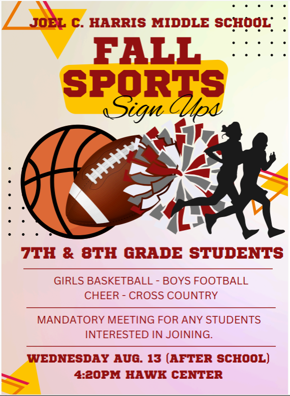 Fall Sports Sign Ups