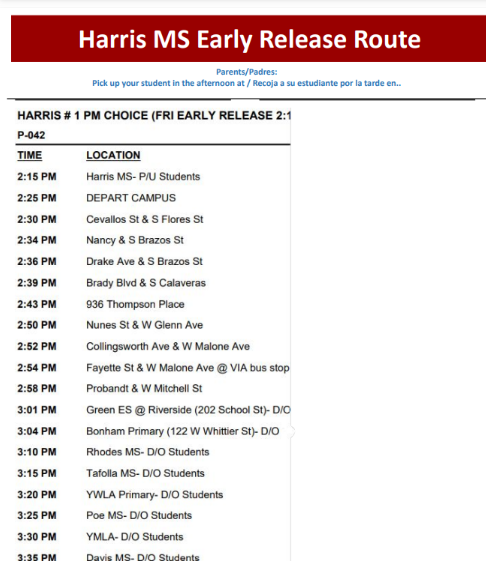 Bus Routes