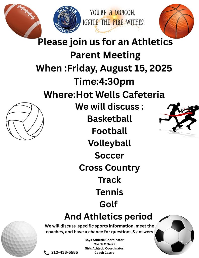 Athletics Parent Meeting