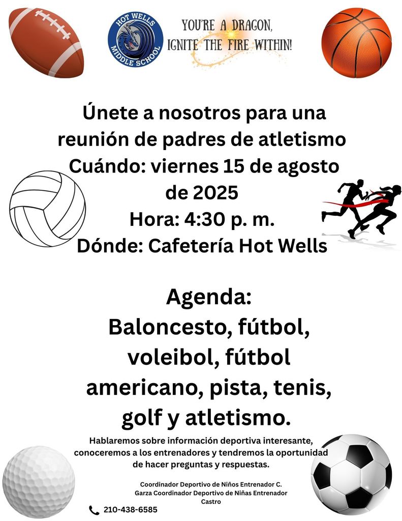 Athletics Parent Meeting