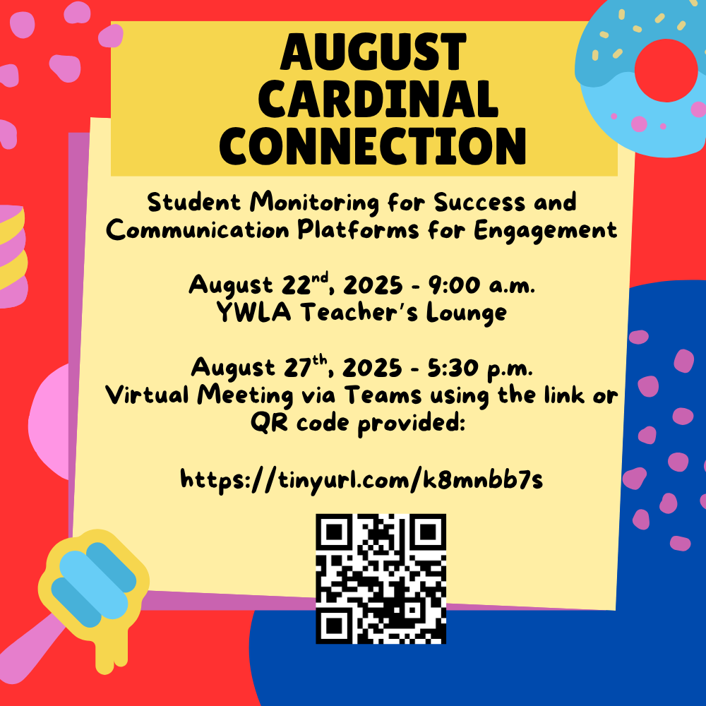 August Cardinal Connections