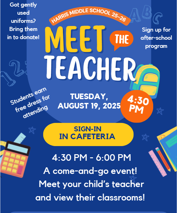 Meet the Teacher Reminder