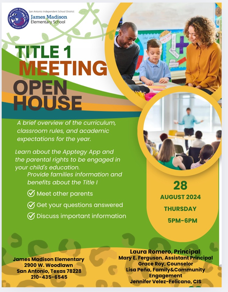 Open House and Title 1