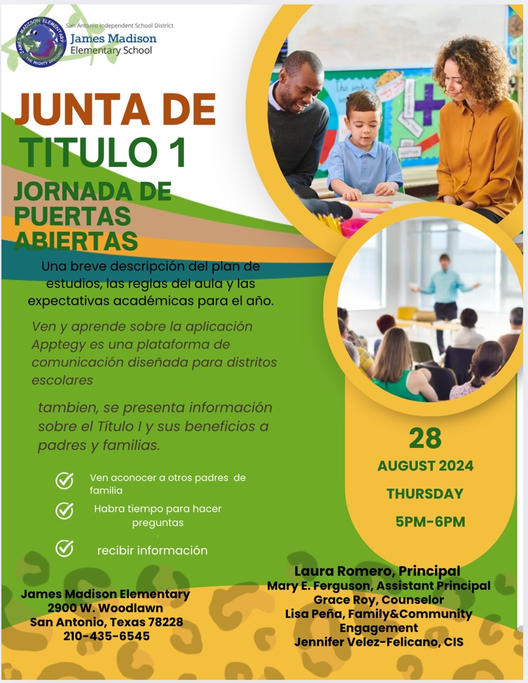 reunion de puertas abiertas y título 1