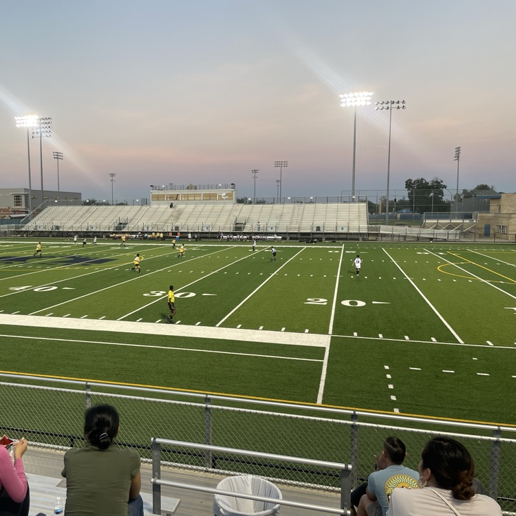 Soccer field with WRA boys soccer team.