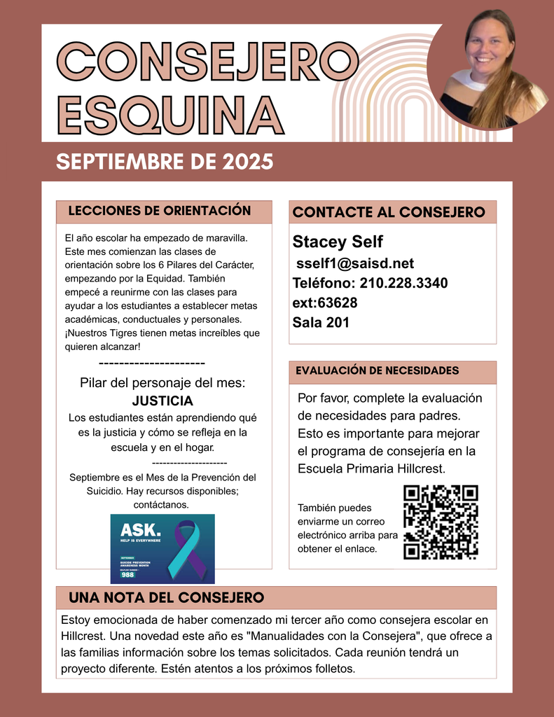 Counselor Newsletter Sept