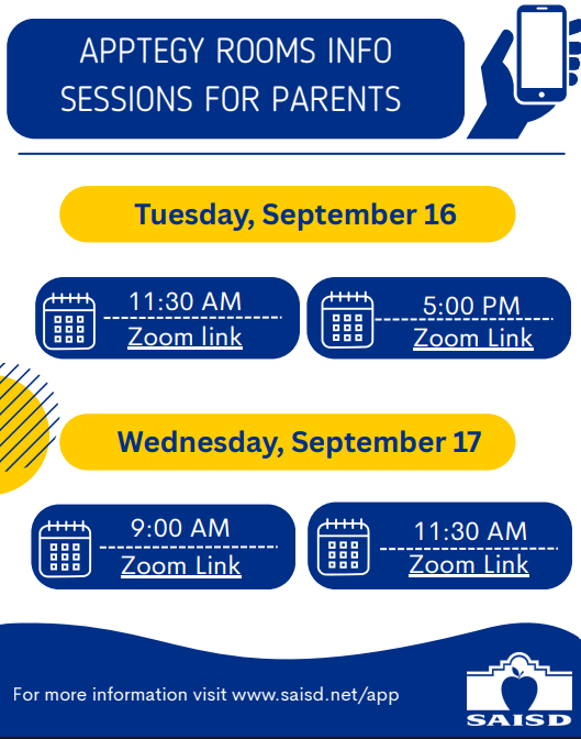 Blue and yellow flyer English