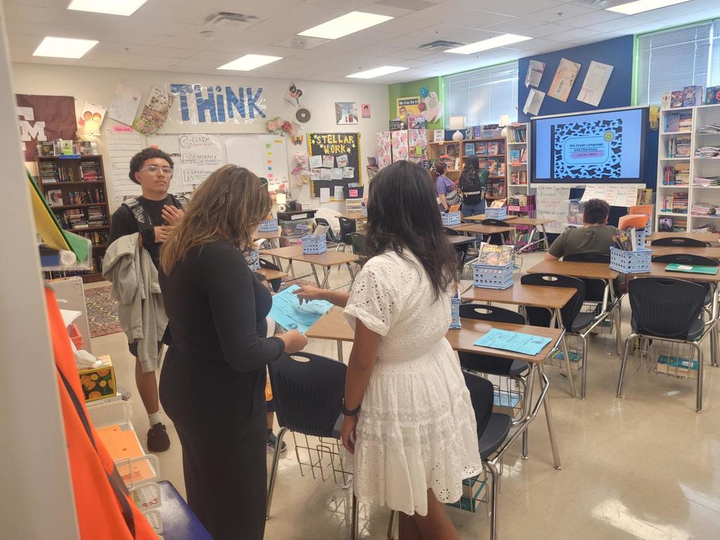 Think Poster on back wall