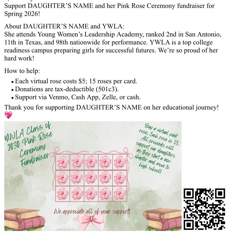 Class of 2030 Fundraiser