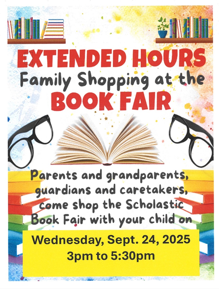 Students can now shop at the School Book Fair! 📚¡Los estudiantes ahora pueden comprar en la Feria del Libro Escolar!