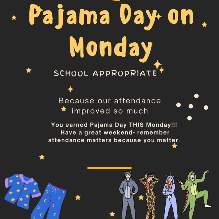pajama day on Monday