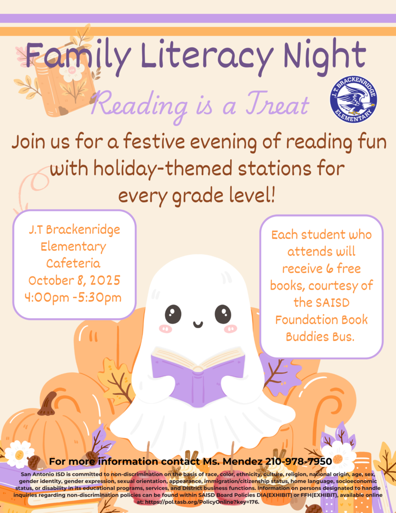 Family Literacy Night Flyer 