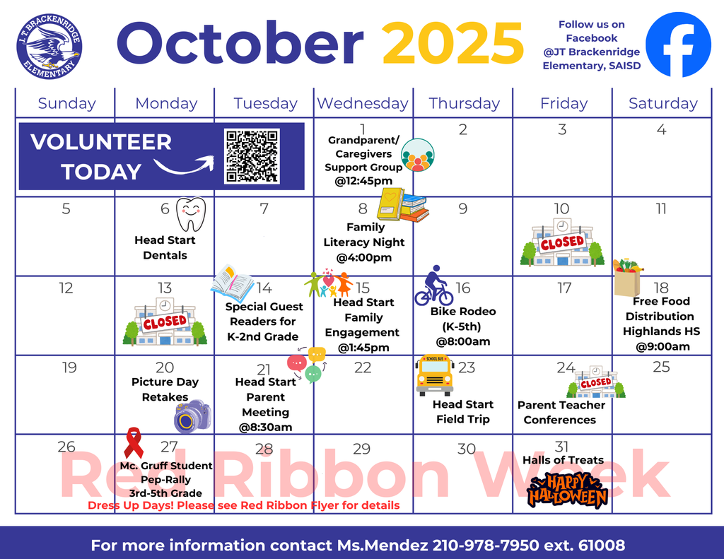 October calendar 