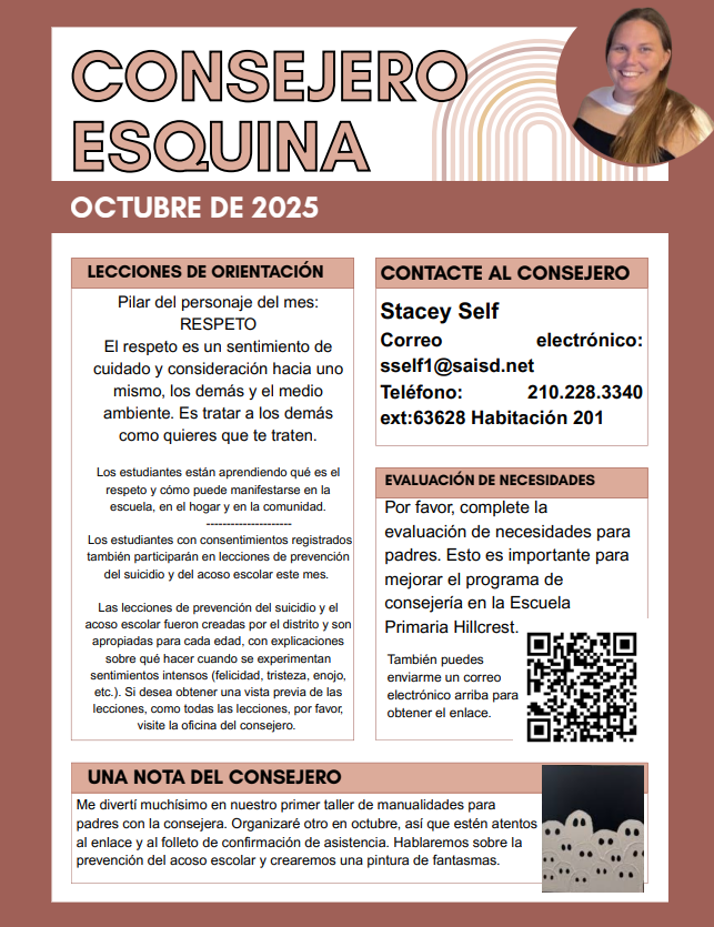 Counselor Newsletter Oct