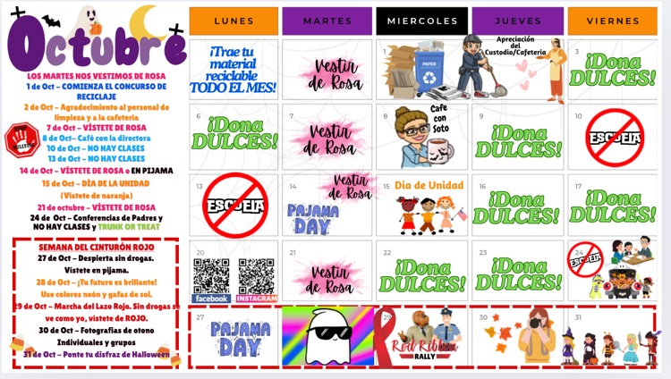 Cañendario de Octubre