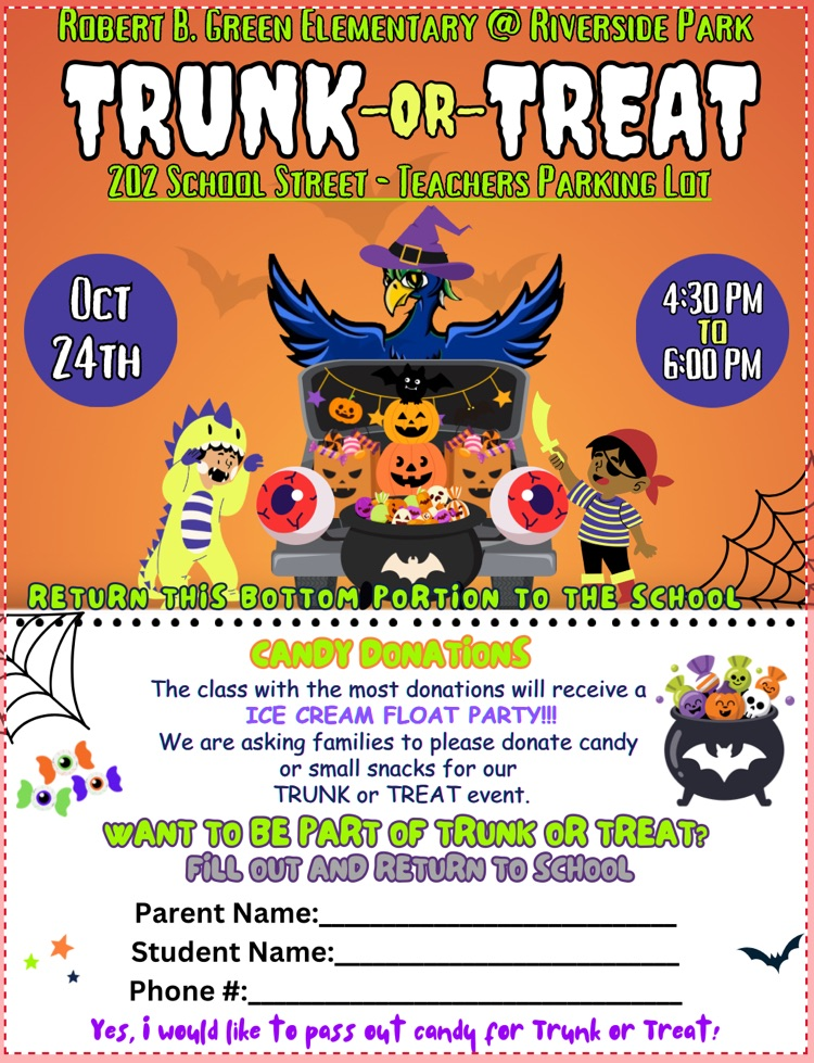Trunk or Treat Parents Needed