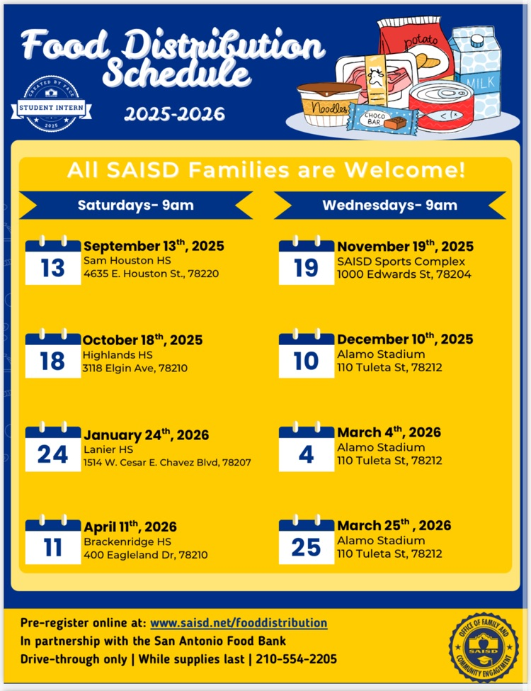 Food Distribution Days