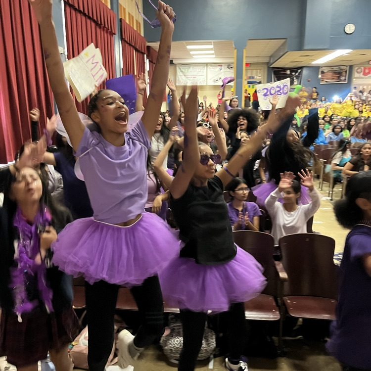 Morning 📣 PEP RALLY 📣 at the YWLA! 