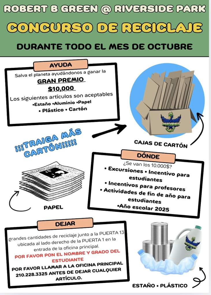 Empieza la Concurso de Reciclaje!!!