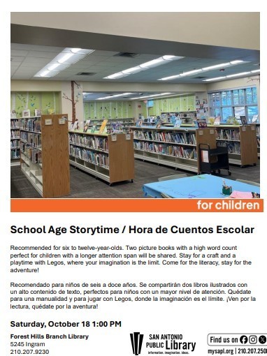 Storytime @ San Antonio Public Library