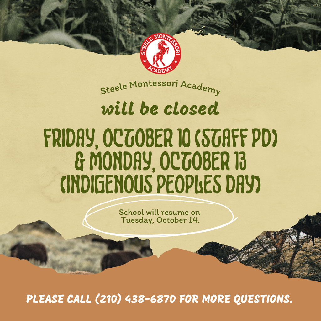 No School, Friday (10/10) & Monday (10/13) [English]