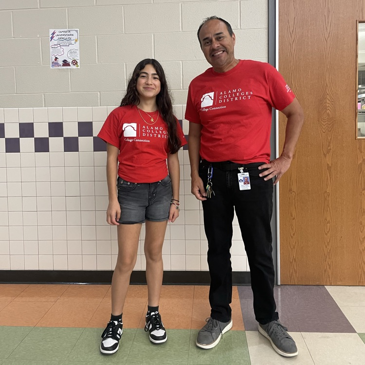 Mr. Sonnen sports college gear.