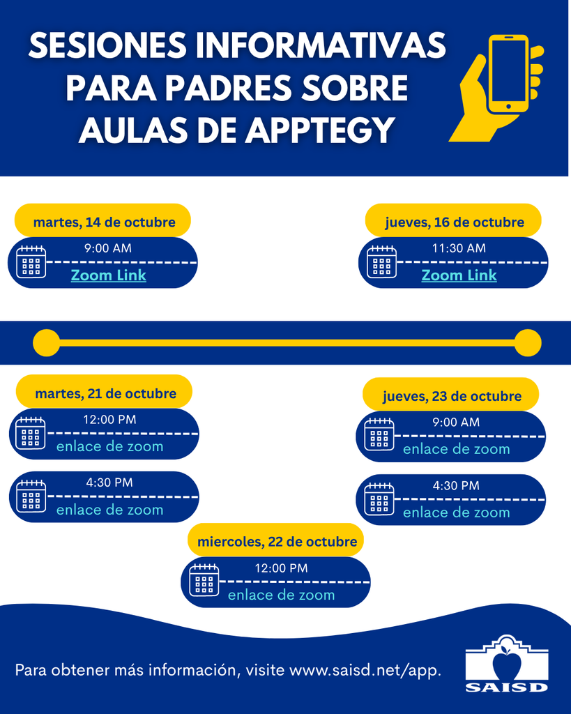 Sesiones informativas para padres sobre AULAS de Apptegy