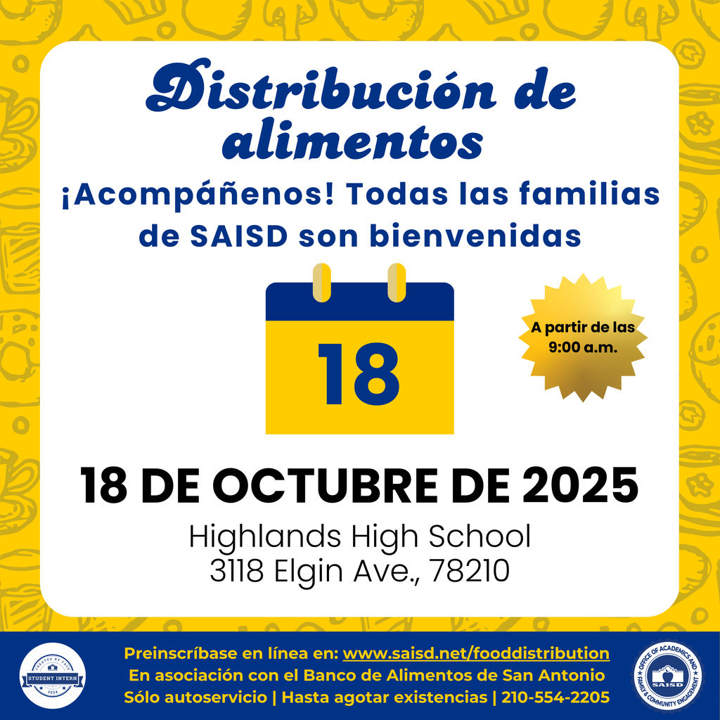 Oct. Food Distribution SPN