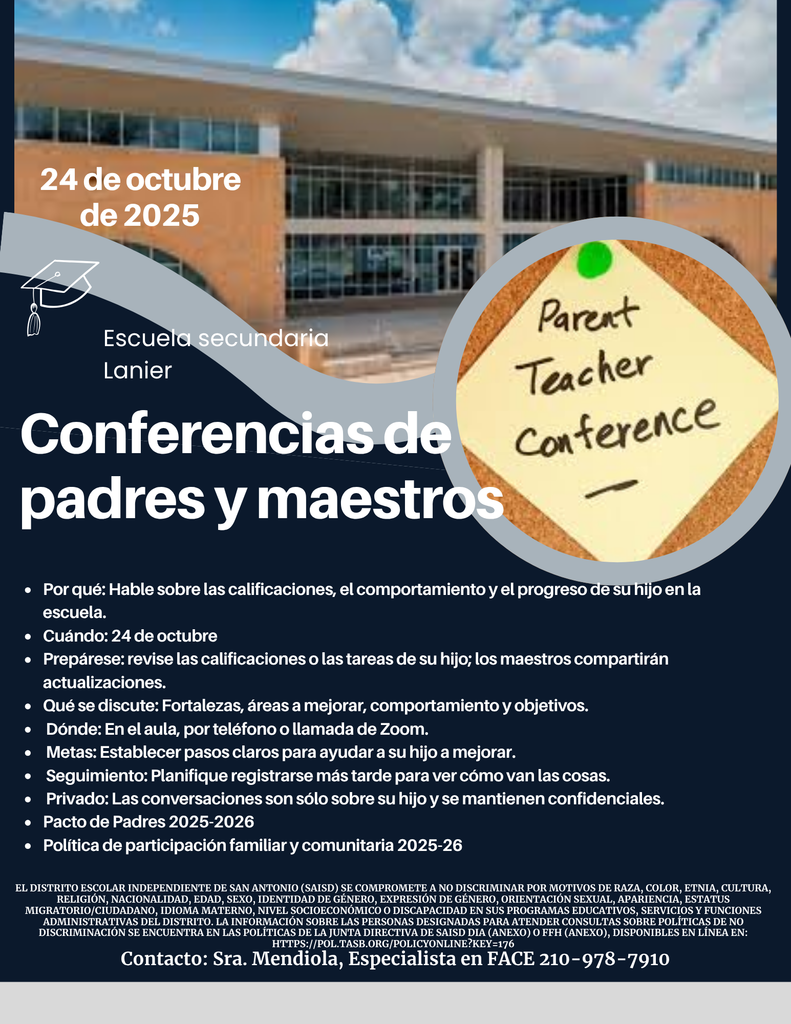 Parent Teacher conferences