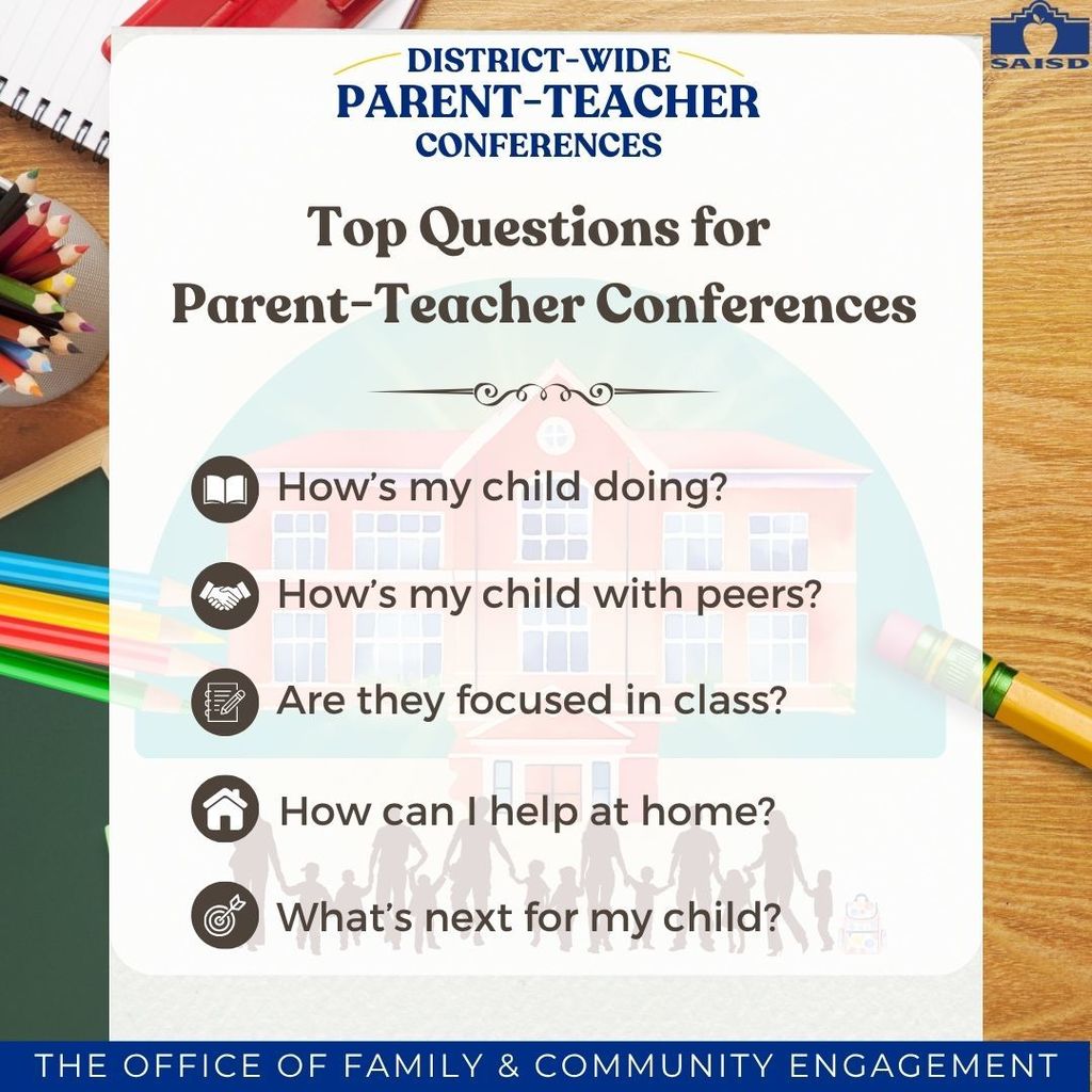 Reminders for parent conferences