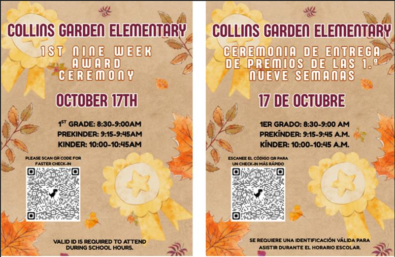 awards flyer