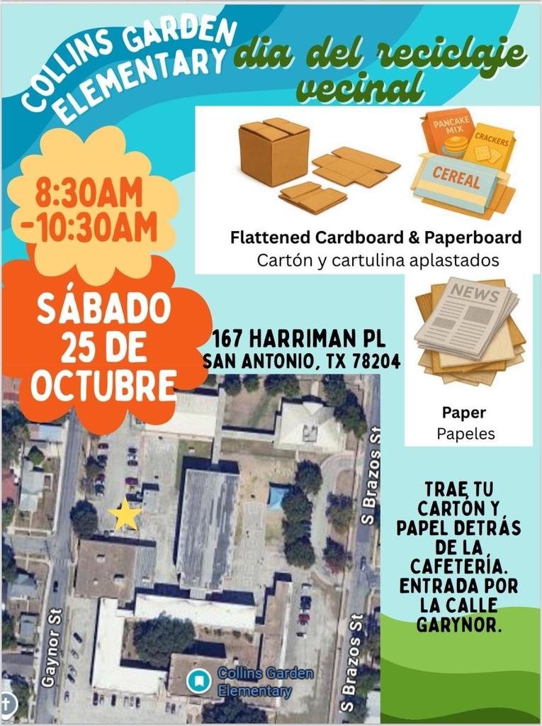 flyer for community recycling