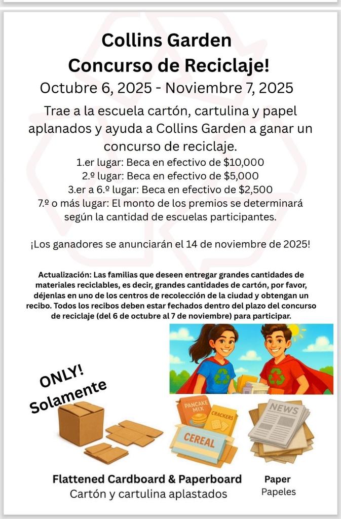flyer recycling contest
