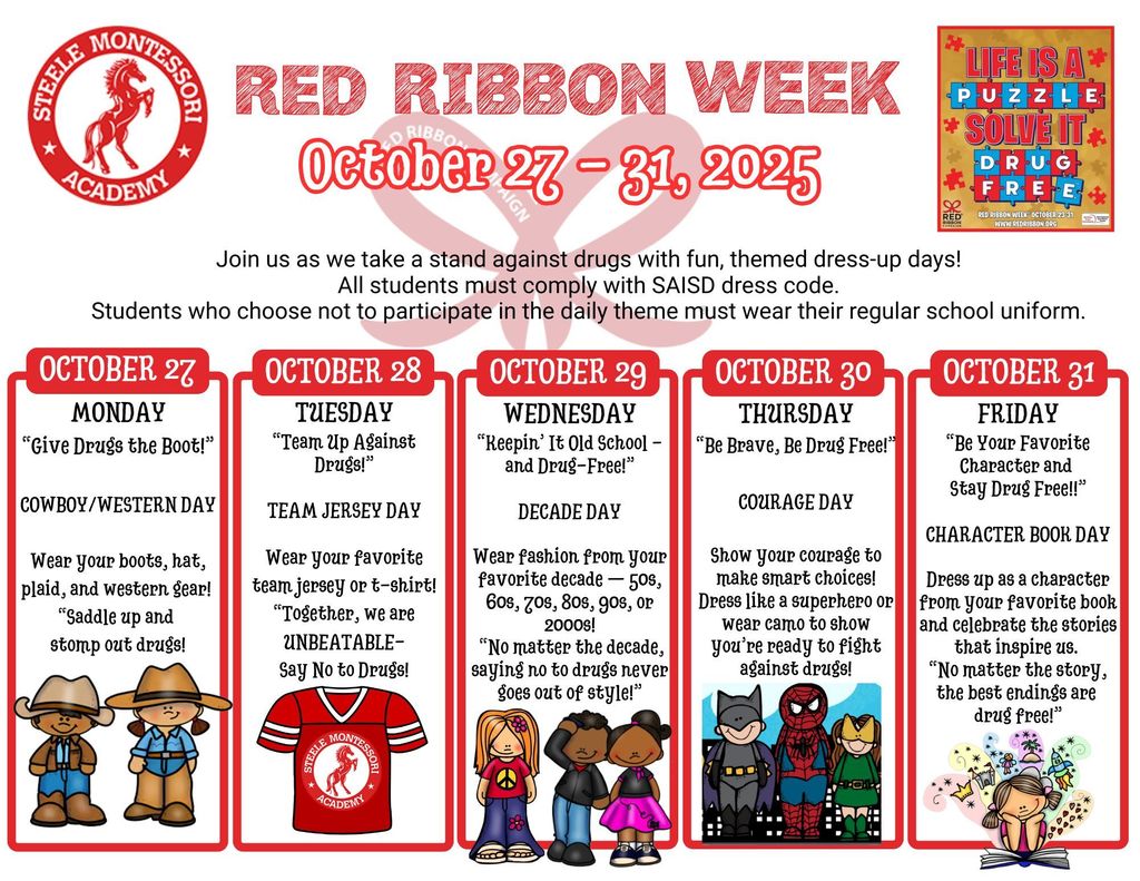 Red Ribbon Week October 2025